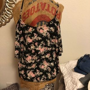 LAST CHANCE!- Favlux Floral Cold Shoulder Top